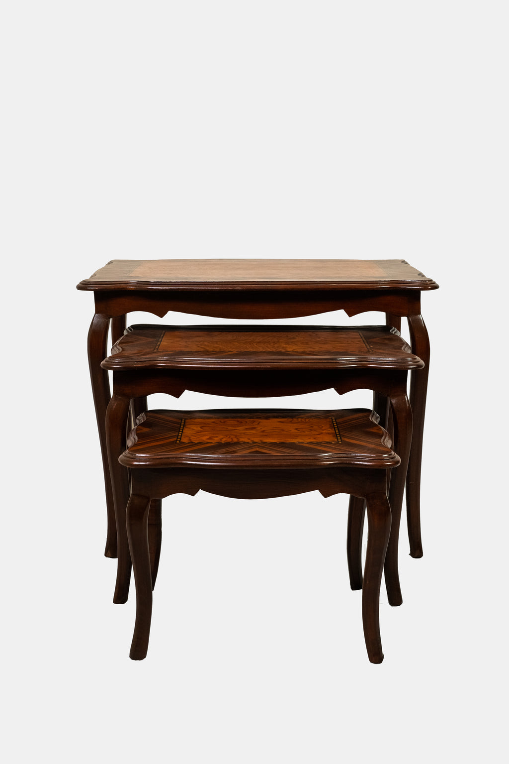 Royal Heritage Wooden Nesting Table Set