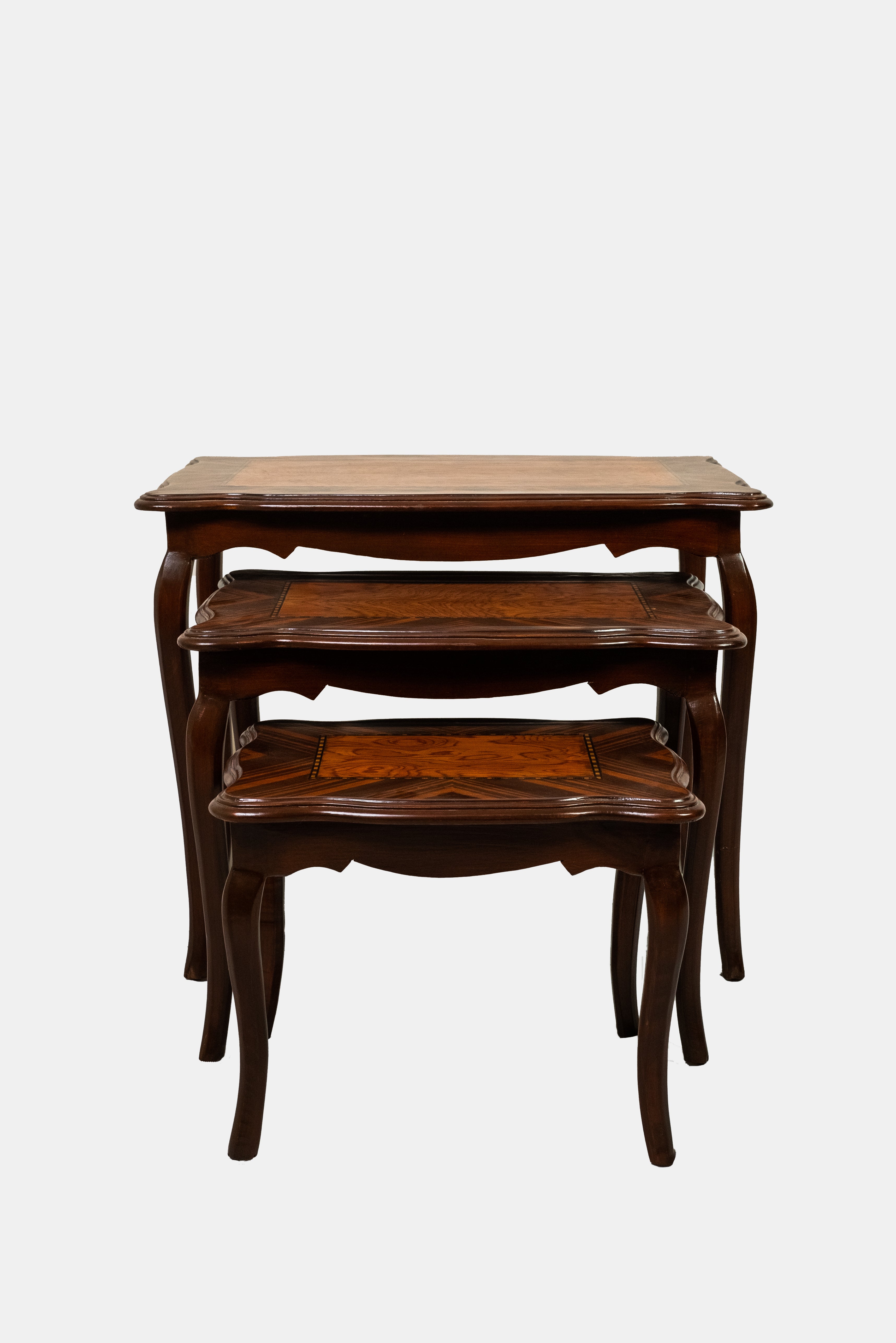 Royal Heritage Wooden Nesting Table Set