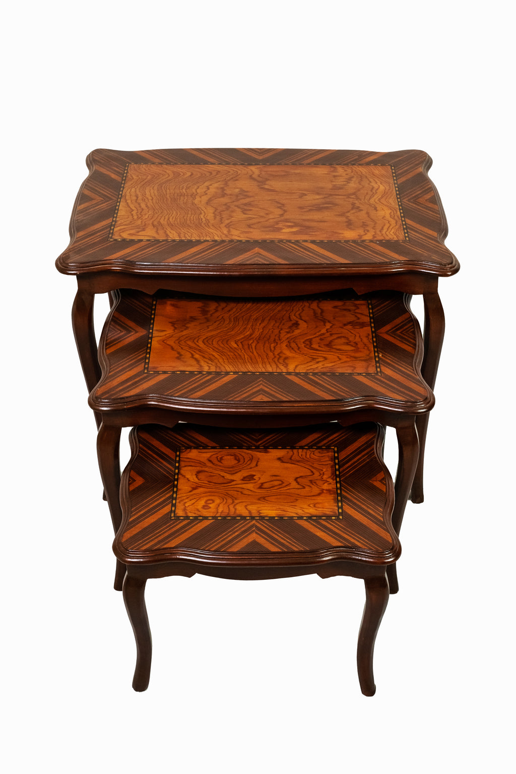 Royal Heritage Wooden Nesting Table Set