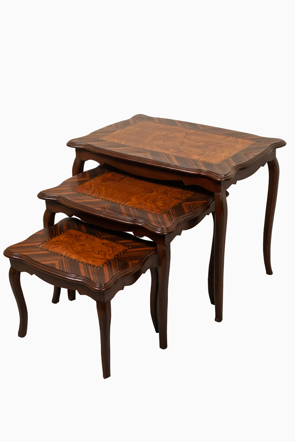 Royal Heritage Wooden Nesting Table Set