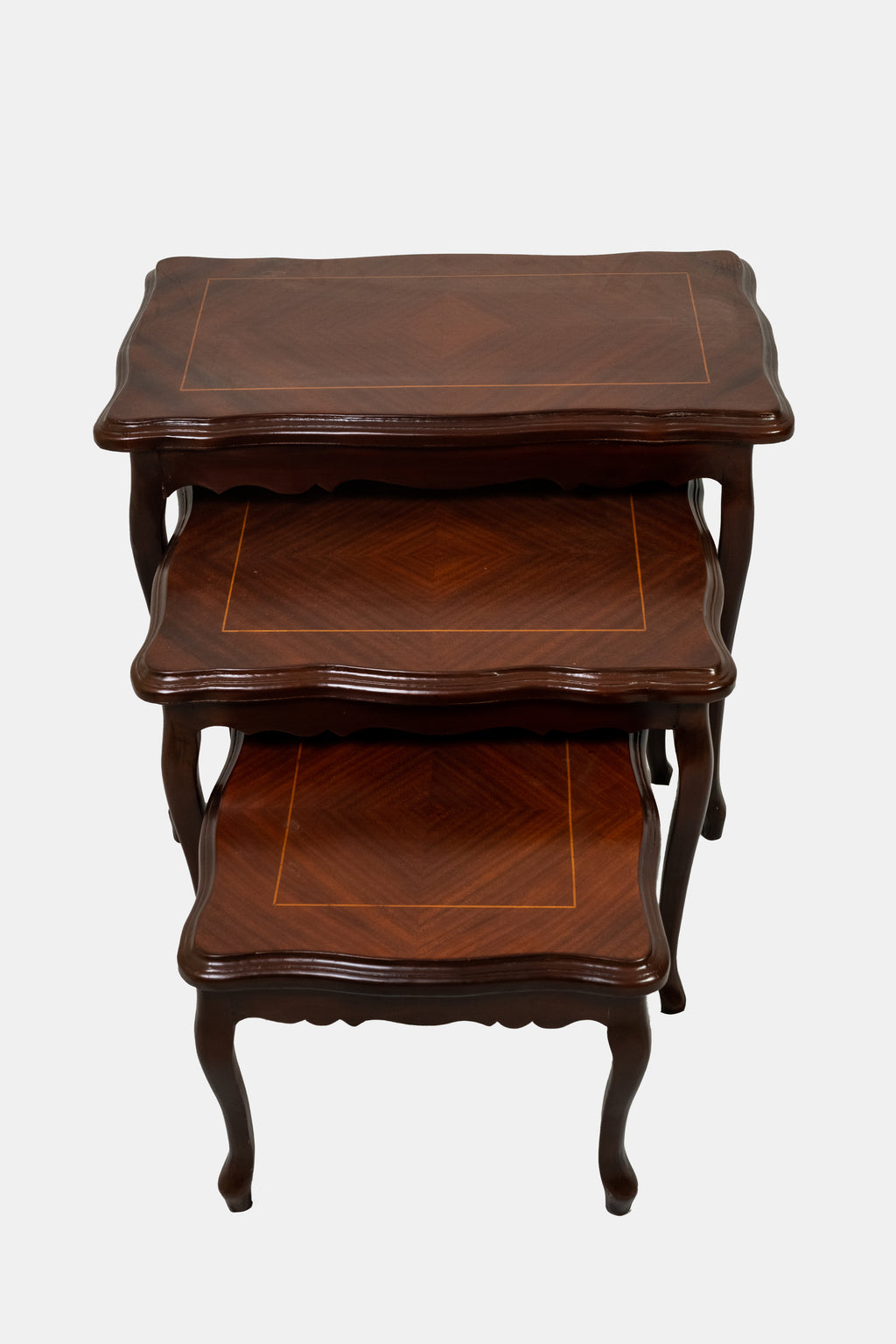 Vintage Elegance Handcrafted Nesting Tables